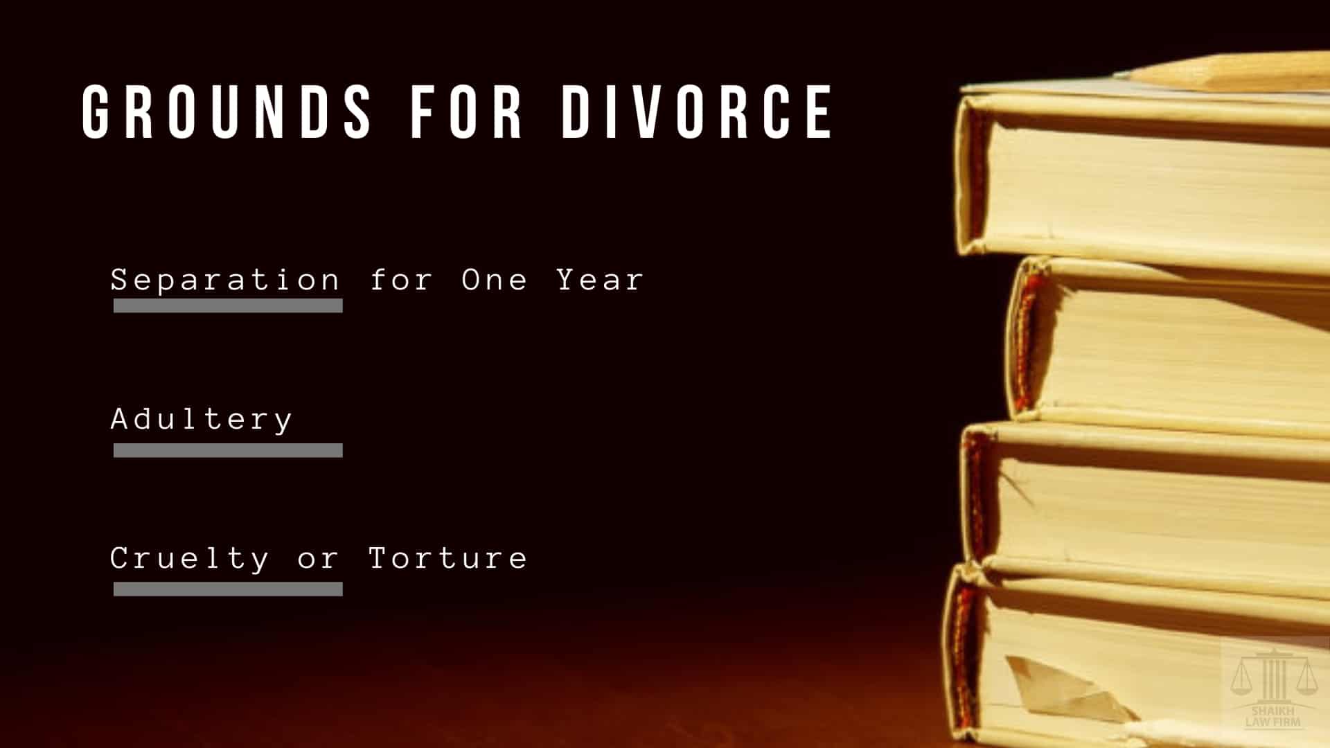 Grounds for Divorce in Ontario Canada