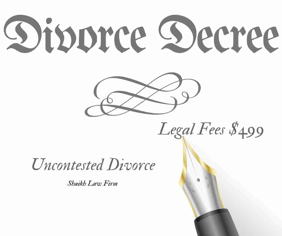 Divorce in Ontario Cost Uncontested
