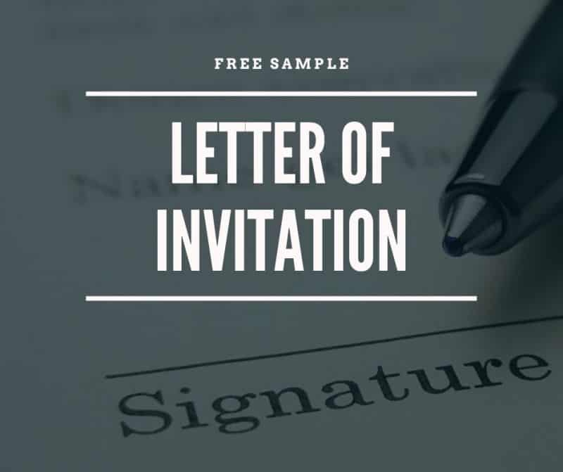 Sample Letter of invitation Canada Free Download & Tips How to Write