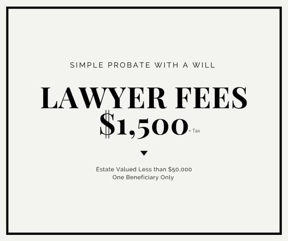 Cheap Estate Lawyer Fees for Probate in Ontario
