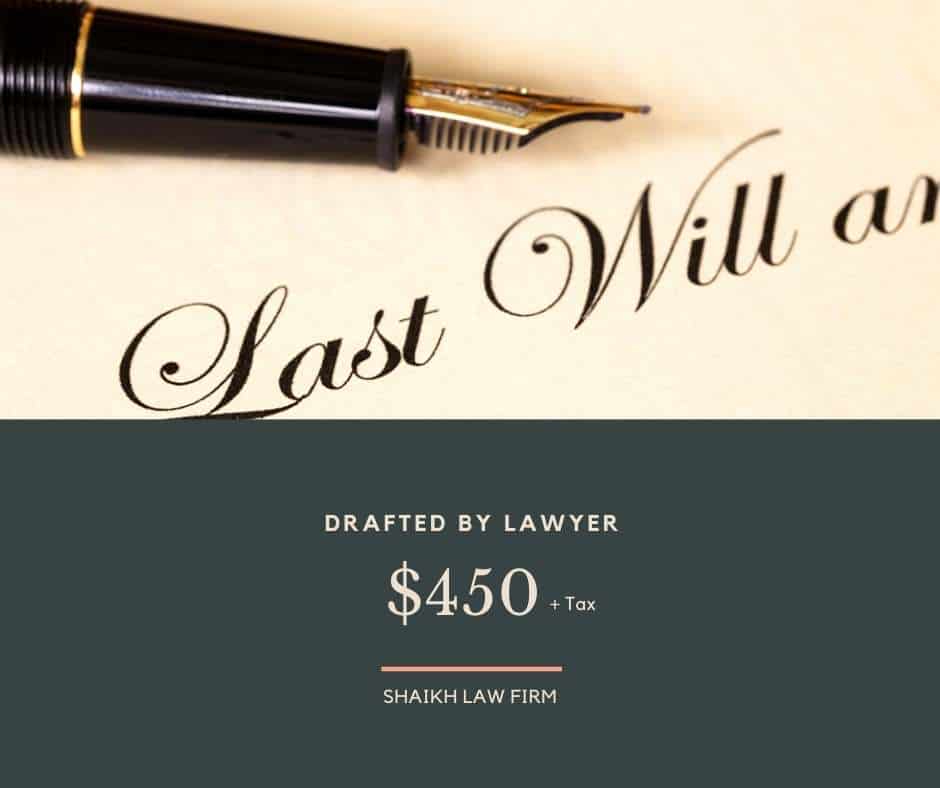 wills lawyer mississauga cost