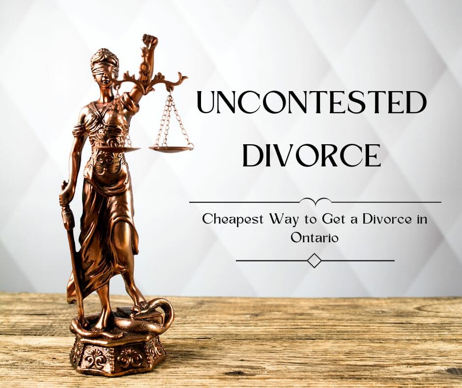 Cheap Divorce in Ontario