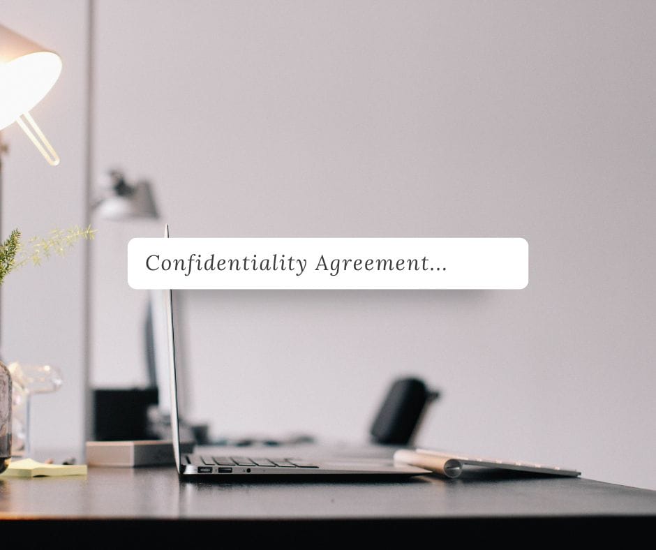 confidentiality and non disclosure agreement
