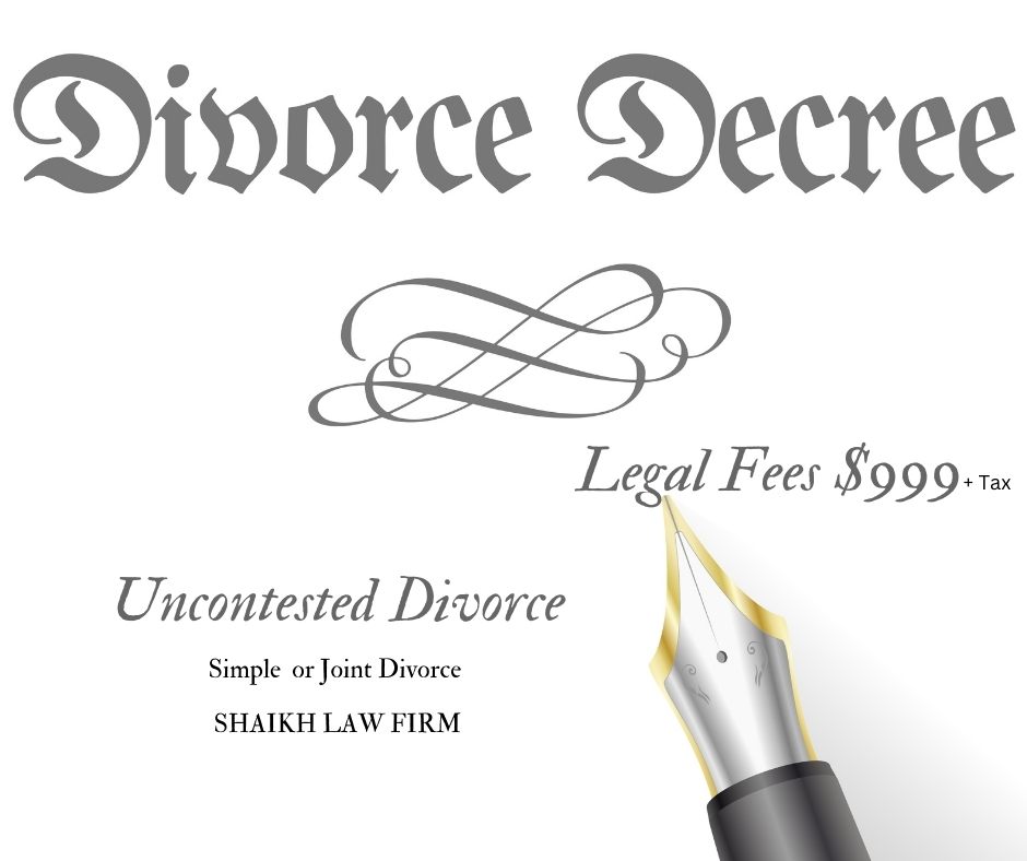 Divorce Lawyer Fees $999 + HST