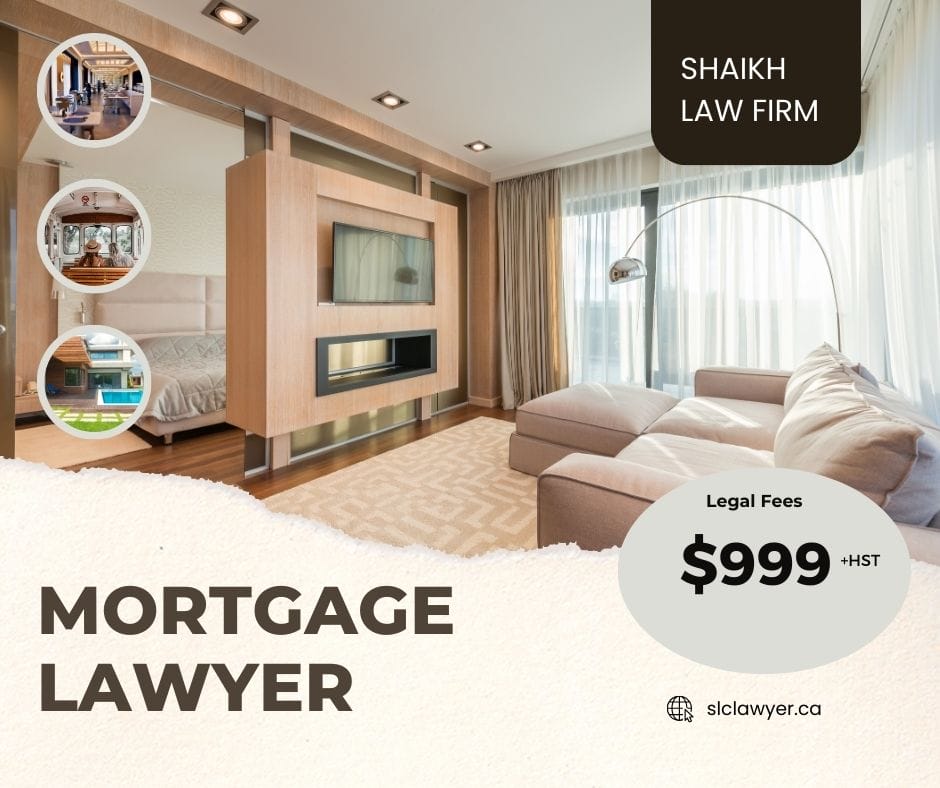 mortgage real estate lawyer mississauga Fees $999