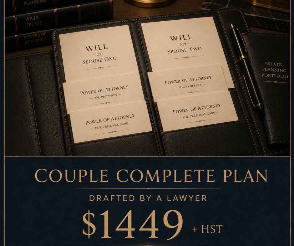 Couple Complete will package cost $1449 + HST