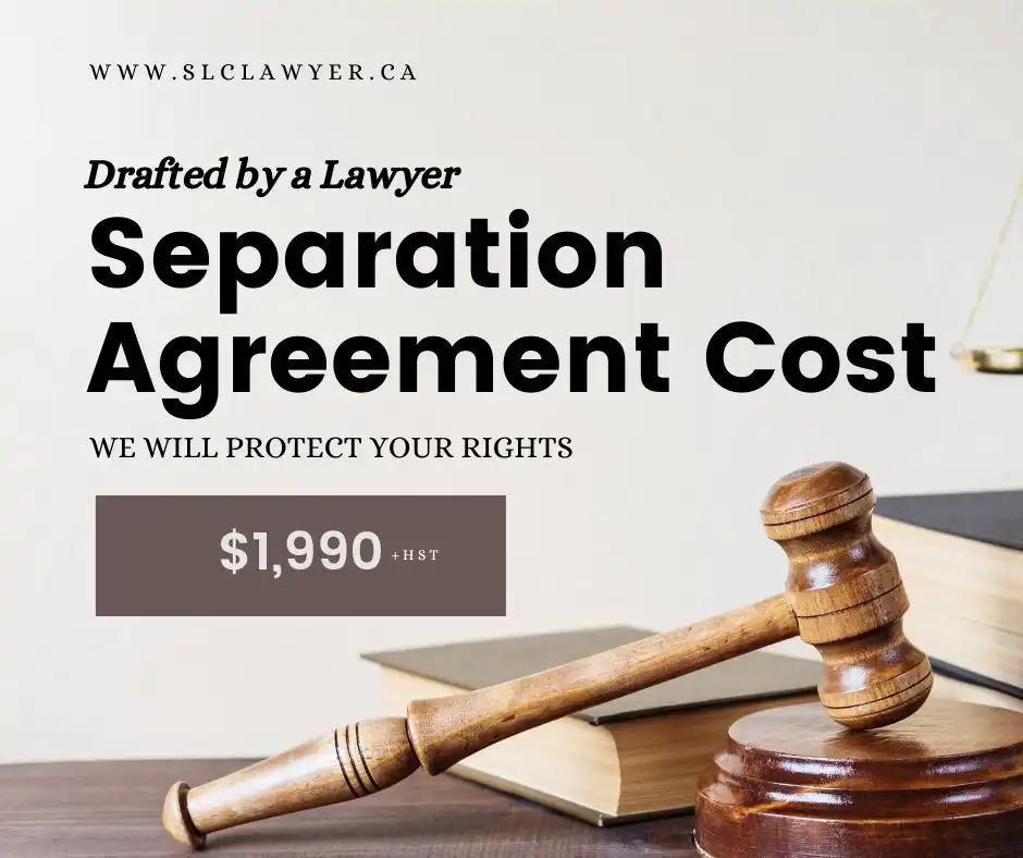 Separation Agreement Cost in Ontario