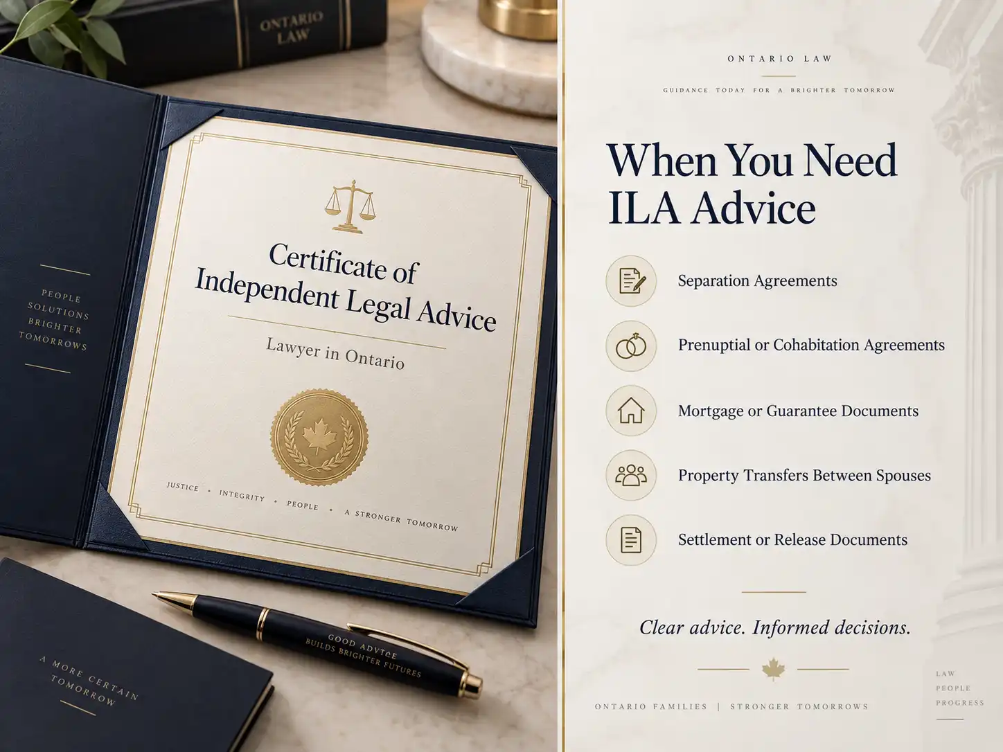 independent legal advice solicitor & when you need ILA