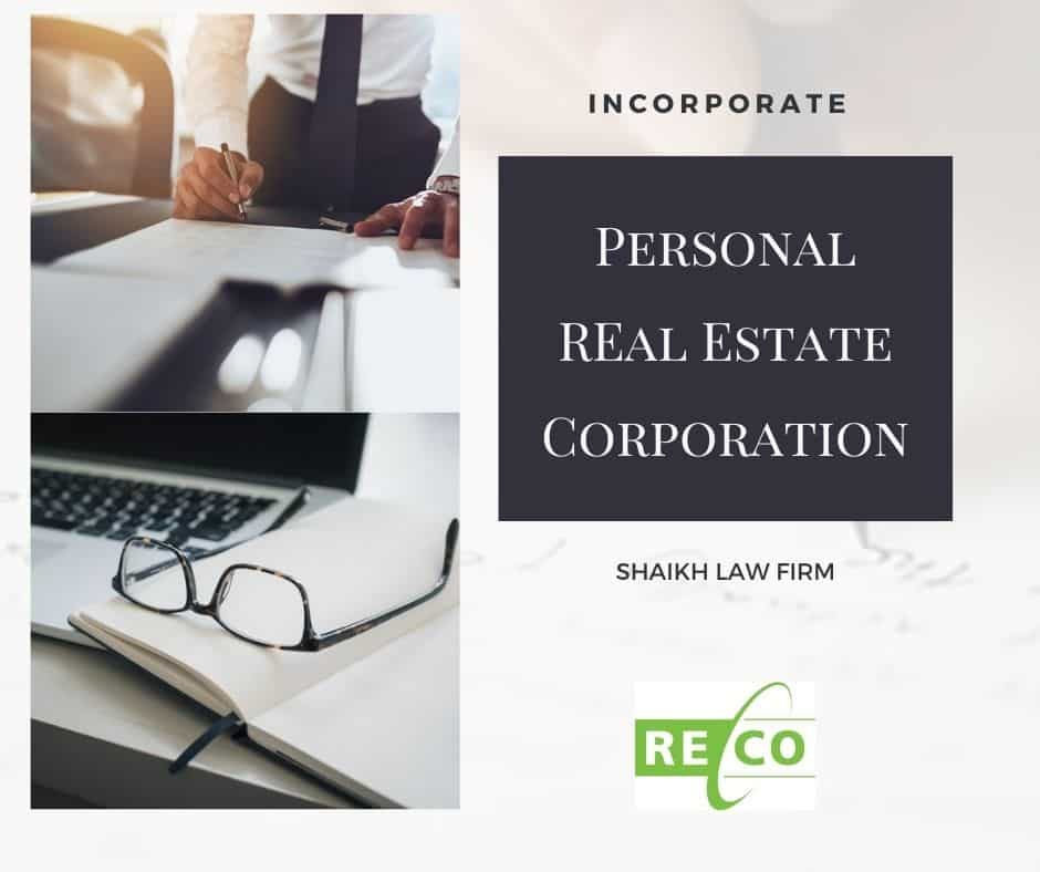 personal real estate corporation