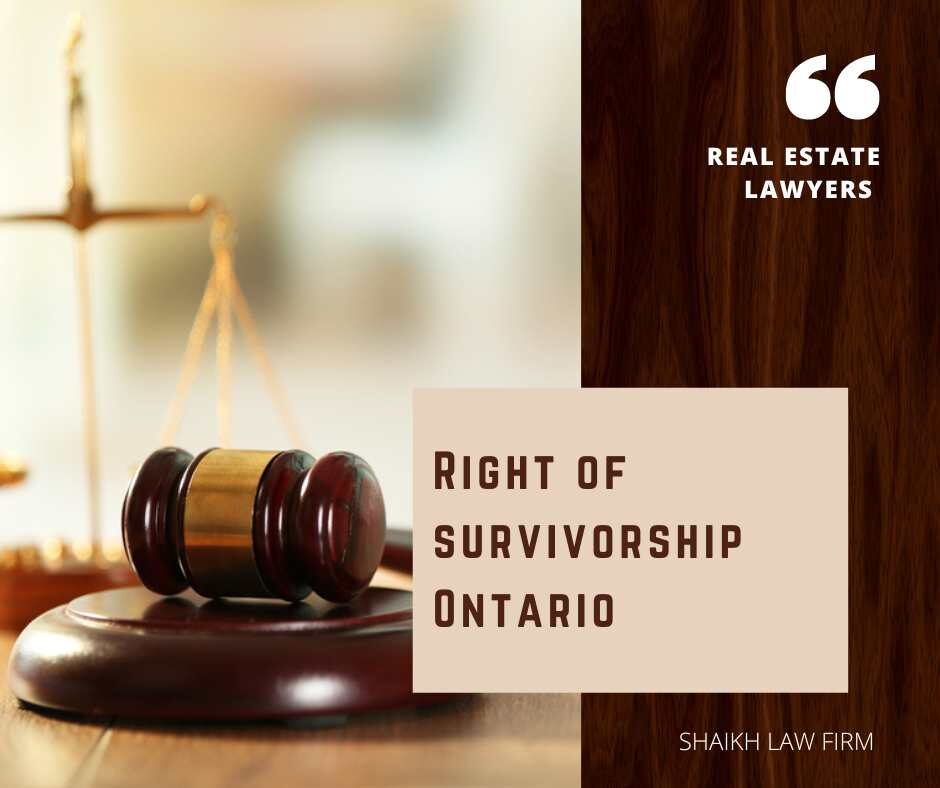 Right of survivorship Ontario